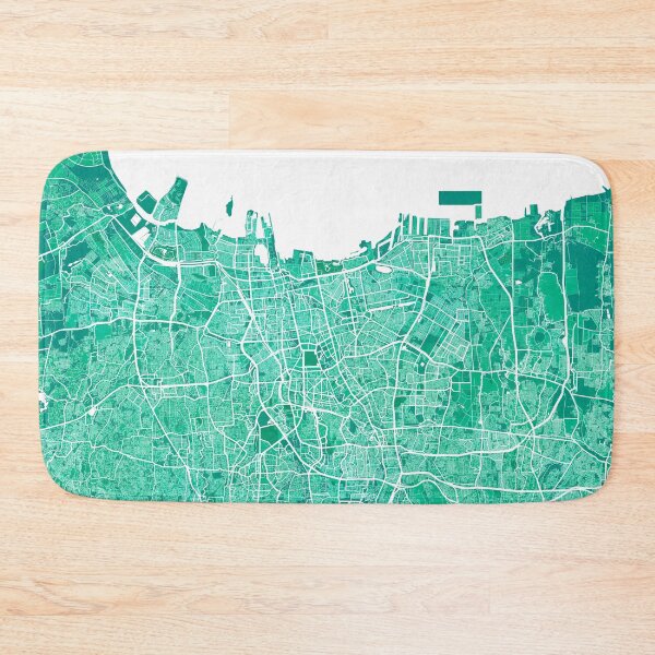 Item preview, Jakarta City Map of Indonesia - Watercolor designed and sold by deMAP.