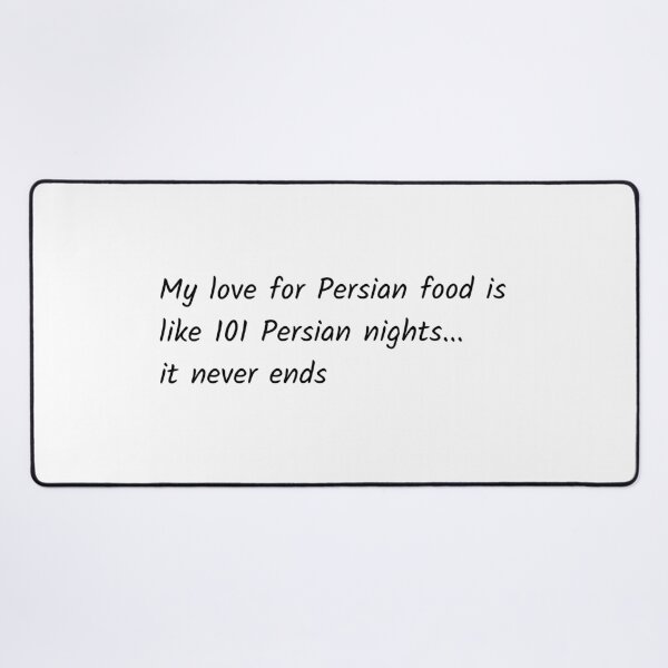 Item preview, Persian food - Persian (iran) design designed and sold by Persian Pride Official.