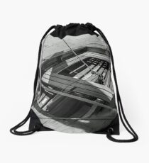 Wooden Sail boat Drawstring Bag