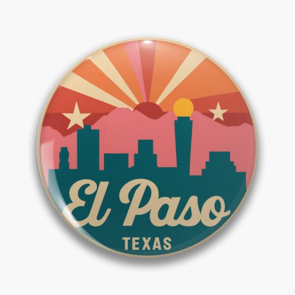 El Paso Button Pins