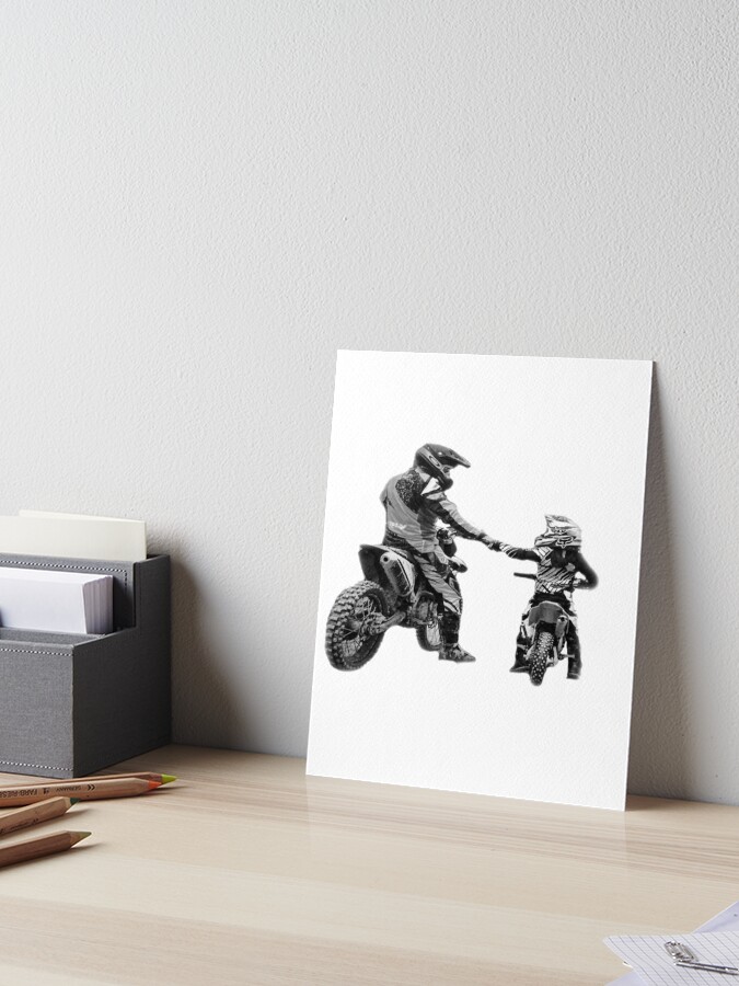T-shirt DIRTBIKES Père Et Fils – Partenaires D’équitation Pour La Vie, Taille L
