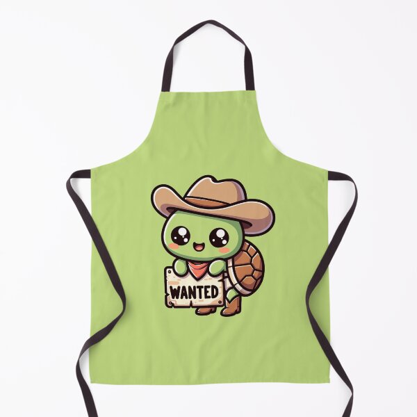 Item preview, Cowboy Turtle Holding Wanted Sign designed and sold by SweetClicks123.