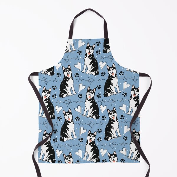 Item preview, Love Black White Siberian Husky Dog 1 designed and sold by Lulupainting.