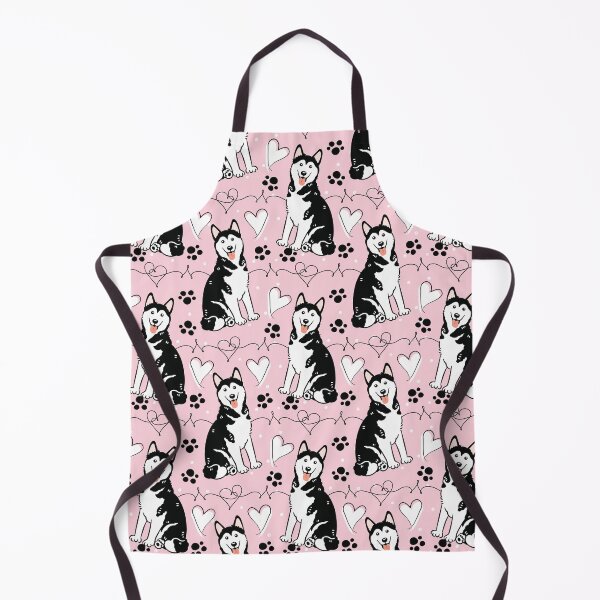 Item preview, Love Black White Siberian Husky Dog 3 designed and sold by Lulupainting.