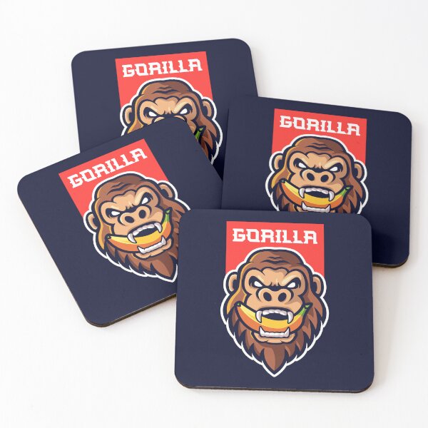 Item preview, Gorilla Mascot Logo Template designed and sold by hjian8219.