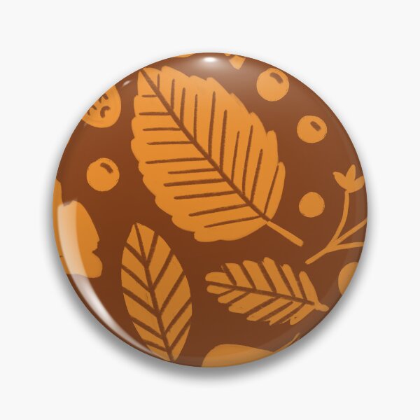 Item preview, Autumn Leavs on Rust designed and sold by latheandquill.
