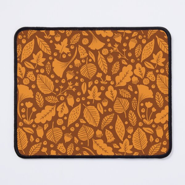 Item preview, Autumn Leavs on Rust designed and sold by latheandquill.