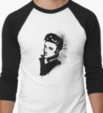 Elvis stencil portrait Men's Baseball ¾ T-Shirt