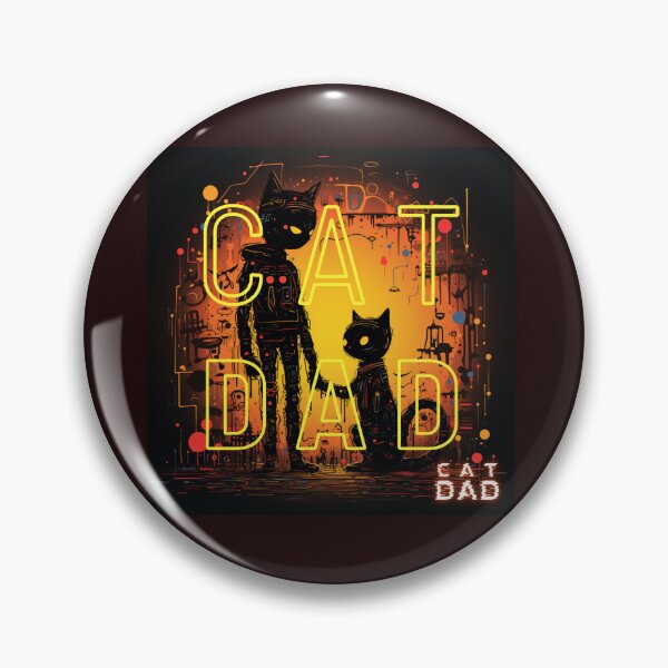 Item preview, Neon Cat Dad designed and sold by letter4nico.