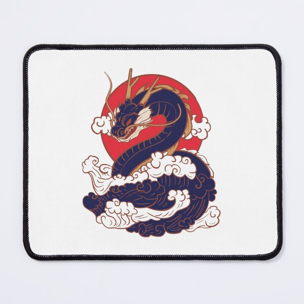 Artikelvorschau, Blaues chinesisches Tierkreis-Mondneujahr des Drachen entworfen und verkauft von pixelsparkzone.