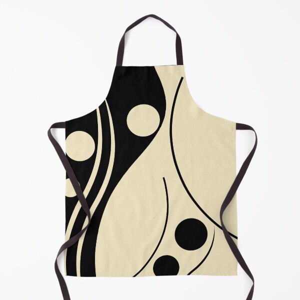 Item preview, Curved wavy lines and Circles. Ivory and Black by Mill2023 designed and sold by Mill2023.
