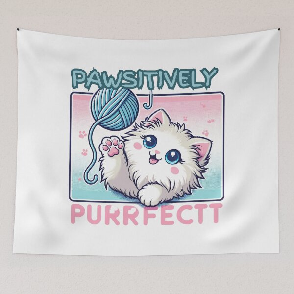 Item preview, Adorable Pawsitive Kitty: The Perfect Purrfection! designed and sold by Toph Moses.