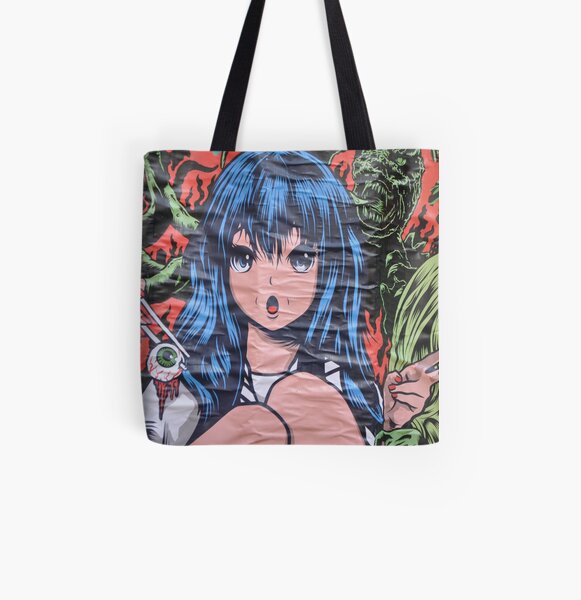 scary All Over Print Tote Bag