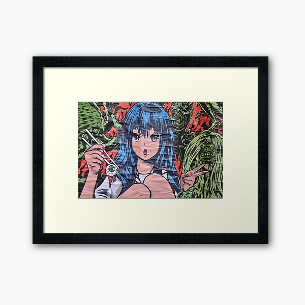scary Framed Art Print
