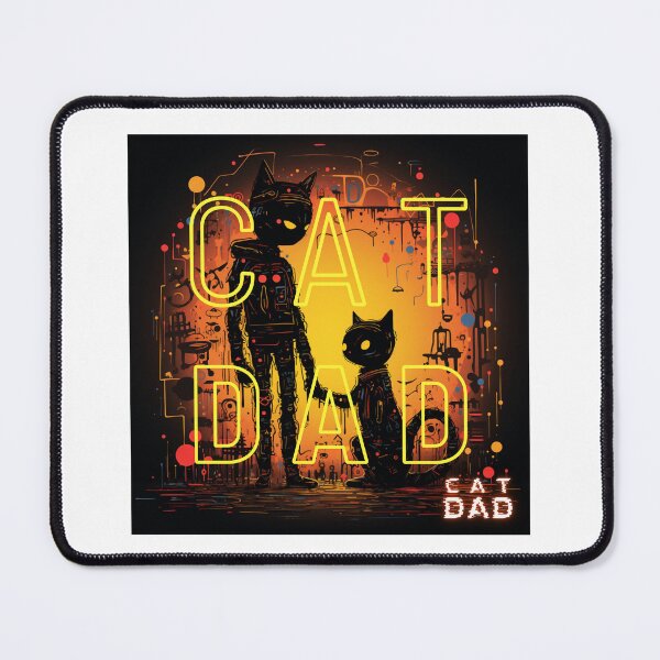 Item preview, Neon Cat Dad designed and sold by letter4nico.