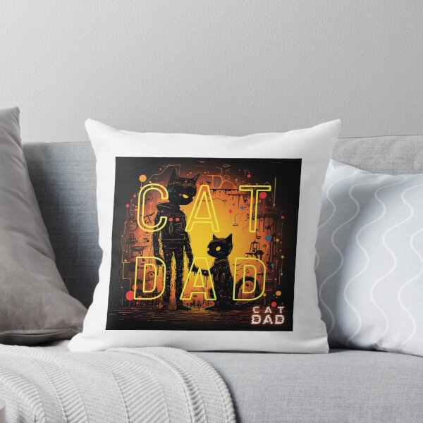 Item preview, Neon Cat Dad designed and sold by letter4nico.