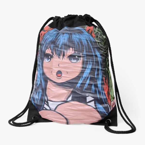 scary Drawstring Bag