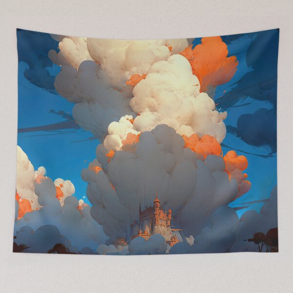 Item preview, clouds and castle designed and sold by ururuty.