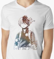Todoroki Galaxy Men's V-Neck T-Shirt
