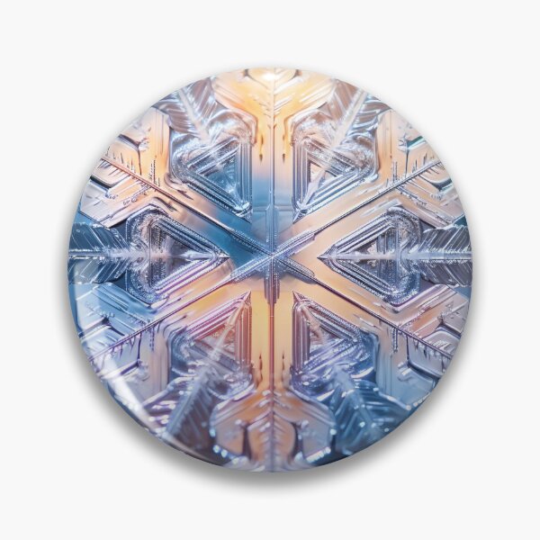 Item preview, stunning ice crystal, snowflake art print designed and sold by dcrc.