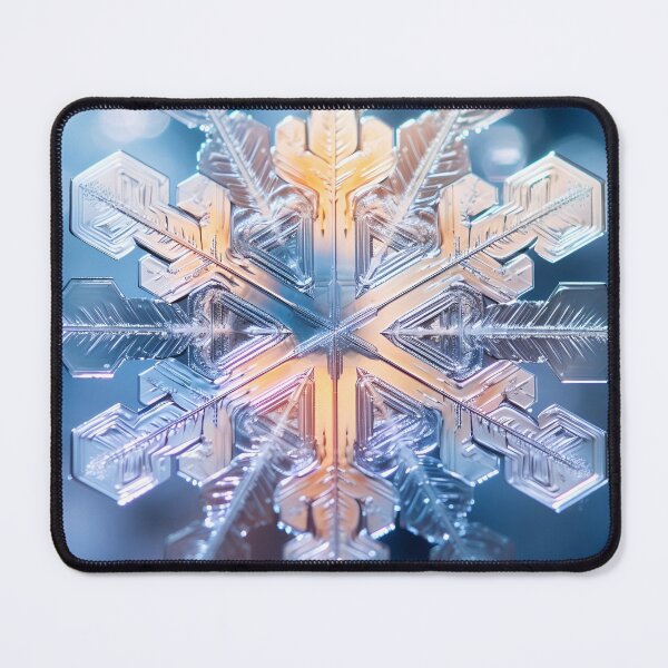 Item preview, stunning ice crystal, snowflake art print designed and sold by dcrc.