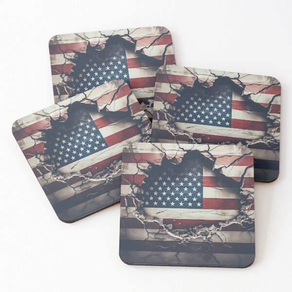 Item preview, unbreakable american flag digital print designed and sold by dcrc.