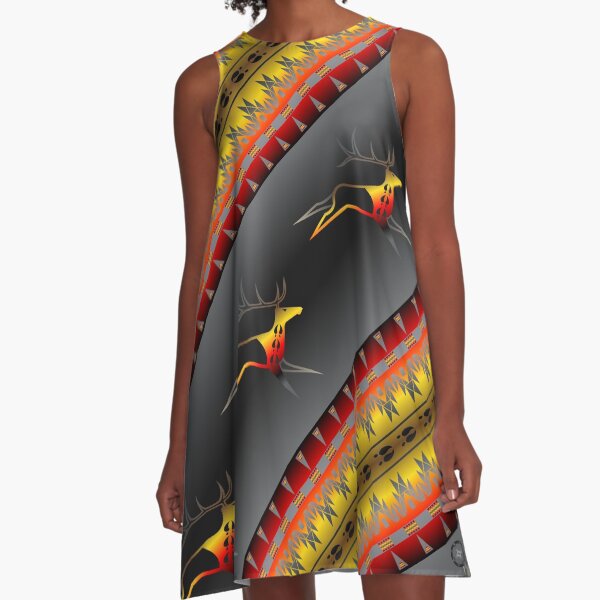 Elk Spirit (BRYB) A-Line Dress