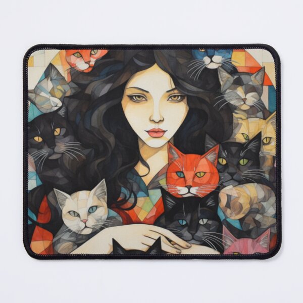 Item preview, A woman's love for cats while traveling designed and sold by Cat Lady's  Chic Corner.