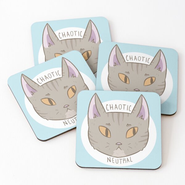 Item preview, Chaotic Neutral Cat designed and sold by AvalonSkyeArt.