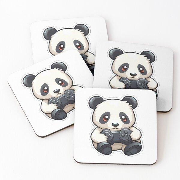 Item preview, Gaming Panda with Controller designed and sold by ArtFromBeyond.