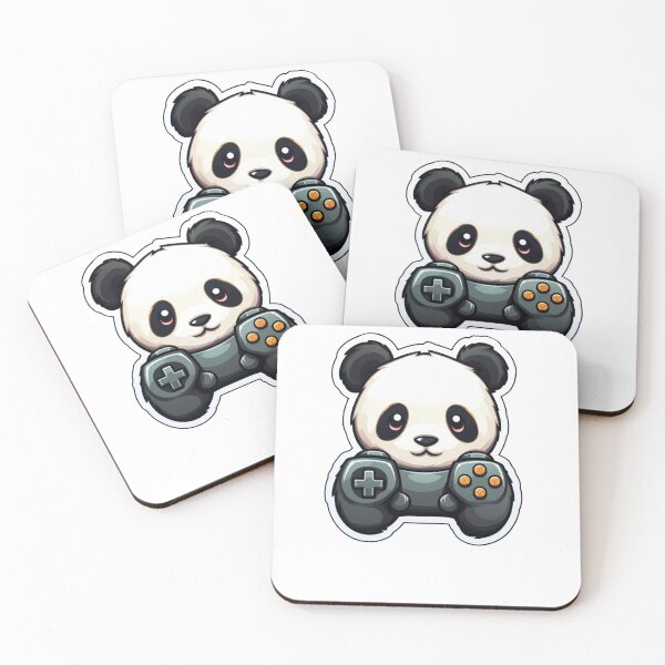 Item preview, Gaming Panda with Controller designed and sold by ArtFromBeyond.