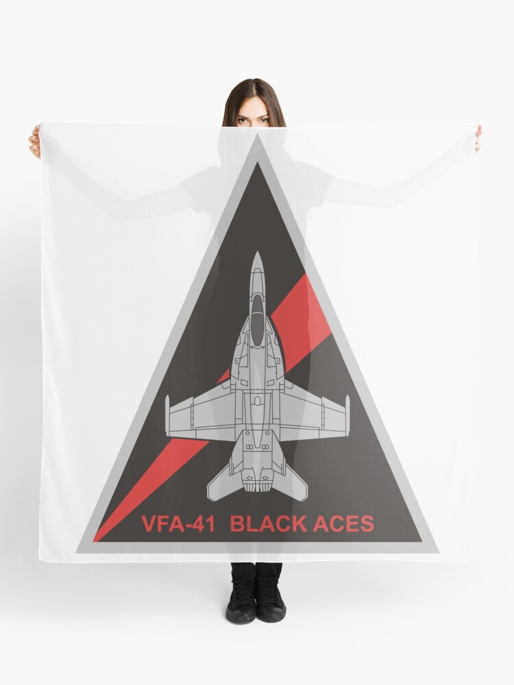 VFA-41 Black Aces F-18 Hornet Jet Fighter Airplane T-Shirt
