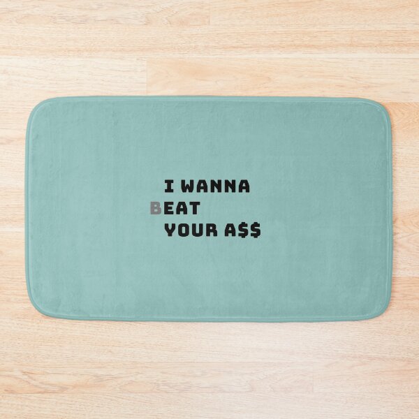 Item preview, I wanna b/eat your a$$ humor apparel and accessories designed and sold by ProViper Creativity.