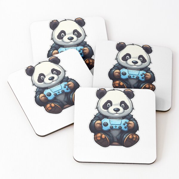 Item preview, Gaming Panda with Controller designed and sold by ArtFromBeyond.
