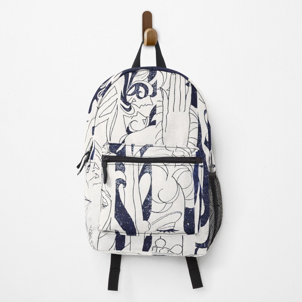 Vista previa del artículo con la obra «Mochila», diseñado y vendido por LovableObjects.