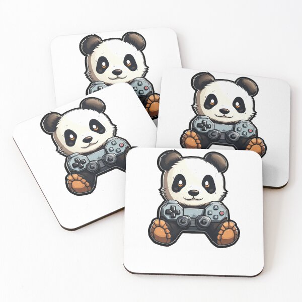 Item preview, Gaming Panda with Controller designed and sold by ArtFromBeyond.