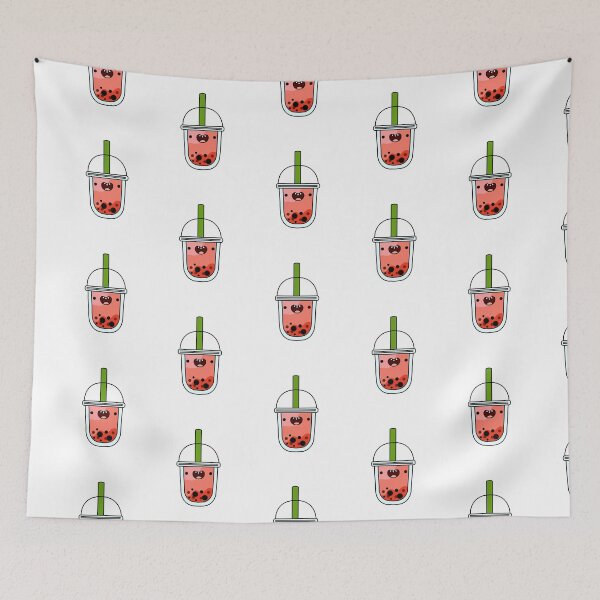 Item preview, Kawaii Strawberry Boba Tea designed and sold by kawaiilife.