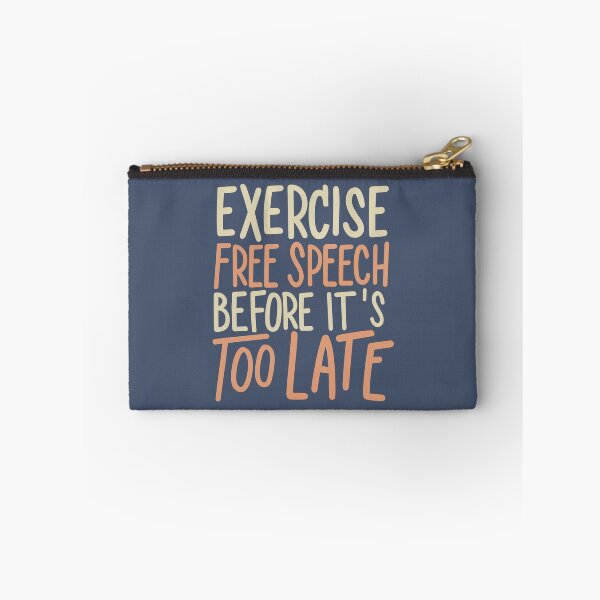 Item preview, Exercise Free Speech Typography: A Timely Message designed and sold by TrendyArtInk.
