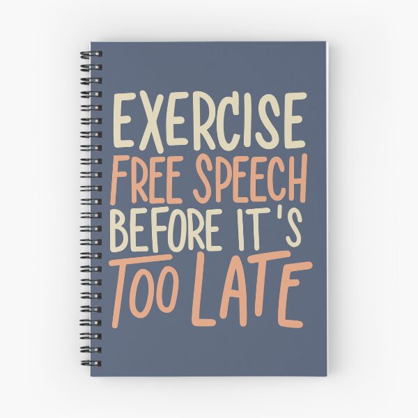 Item preview, Exercise Free Speech Typography: A Timely Message designed and sold by TrendyArtInk.