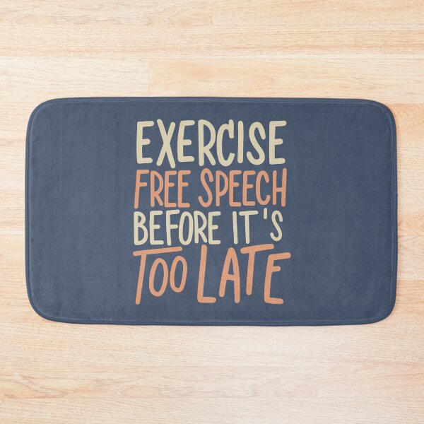 Item preview, Exercise Free Speech Typography: A Timely Message designed and sold by TrendyArtInk.