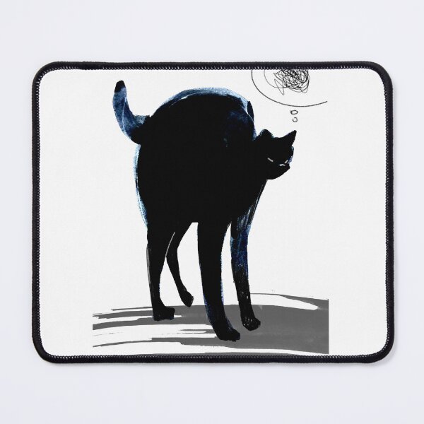 Item preview, thinking black cat designed and sold by joearc.