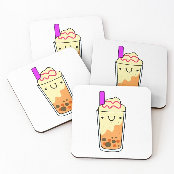 Item preview, Kawaii Peach Boba Tea Smoothie designed and sold by kawaiilife.