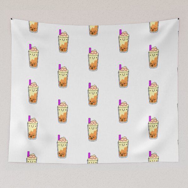 Item preview, Kawaii Peach Boba Tea Smoothie designed and sold by kawaiilife.