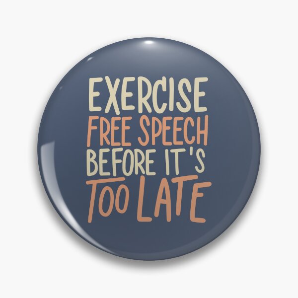 Item preview, Exercise Free Speech Typography: A Timely Message designed and sold by TrendyArtInk.