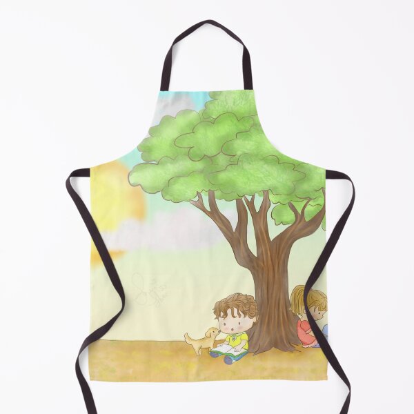 Item preview, kids rabbit play read book sunset dog designed and sold by somishii.