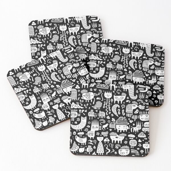Item preview, Artistic Animal Doodles designed and sold by natthaaekf.