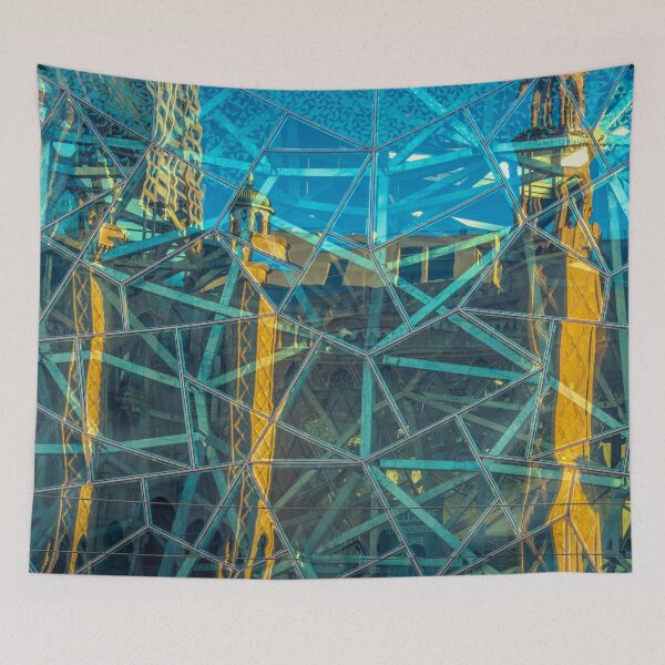 Item preview, Architectural Reflections along Flinders Street   - Melbourne, Victoria, Australia designed and sold by Steven Jodoin.