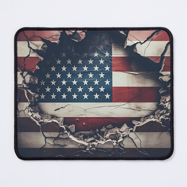 Item preview, unbreakable american flag digital print designed and sold by dcrc.