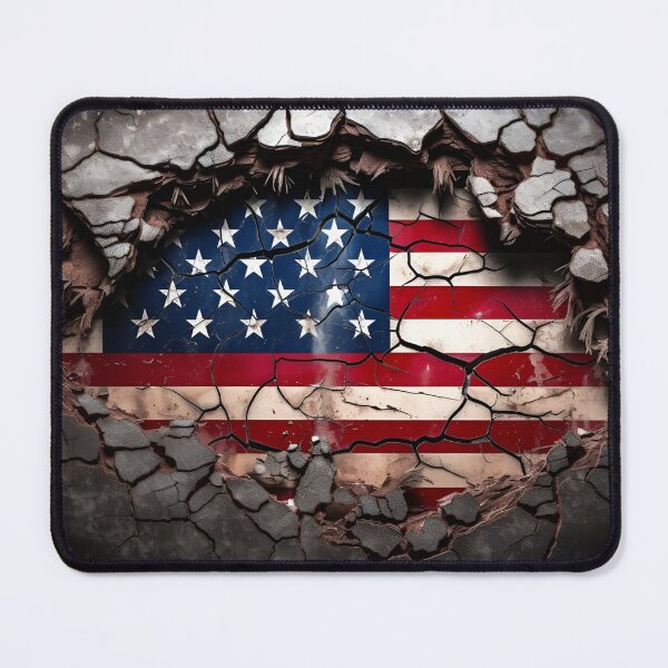 Item preview, unbreakable american flag digital print designed and sold by dcrc.