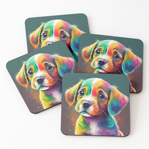 Item preview, Colorful Puppy designed and sold by fotofeast.